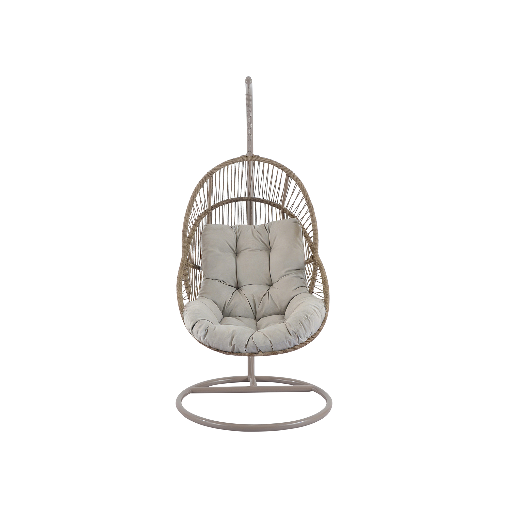 Valbrona Neutral Garden Hanging Chair