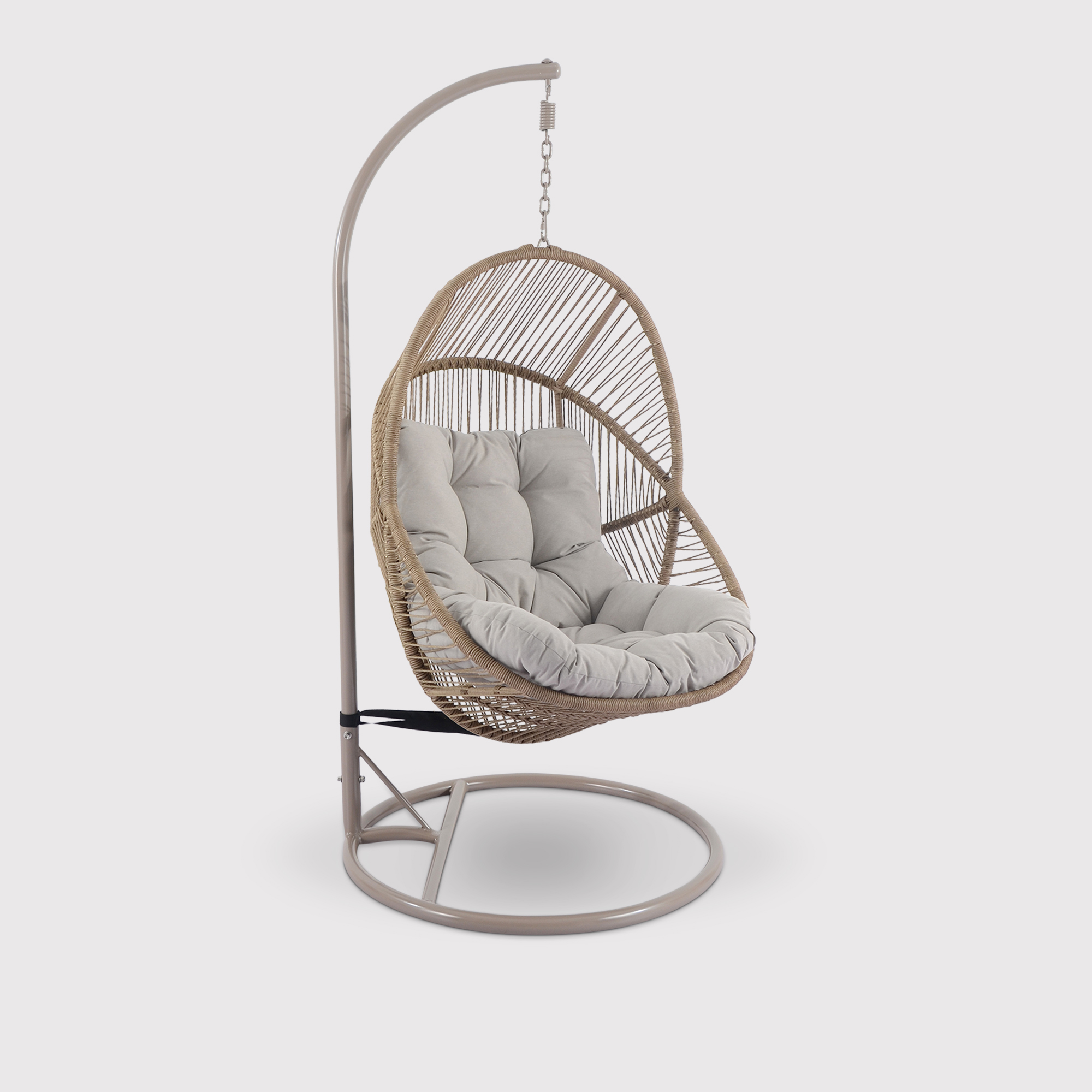 Valbrona Neutral Garden Hanging Chair