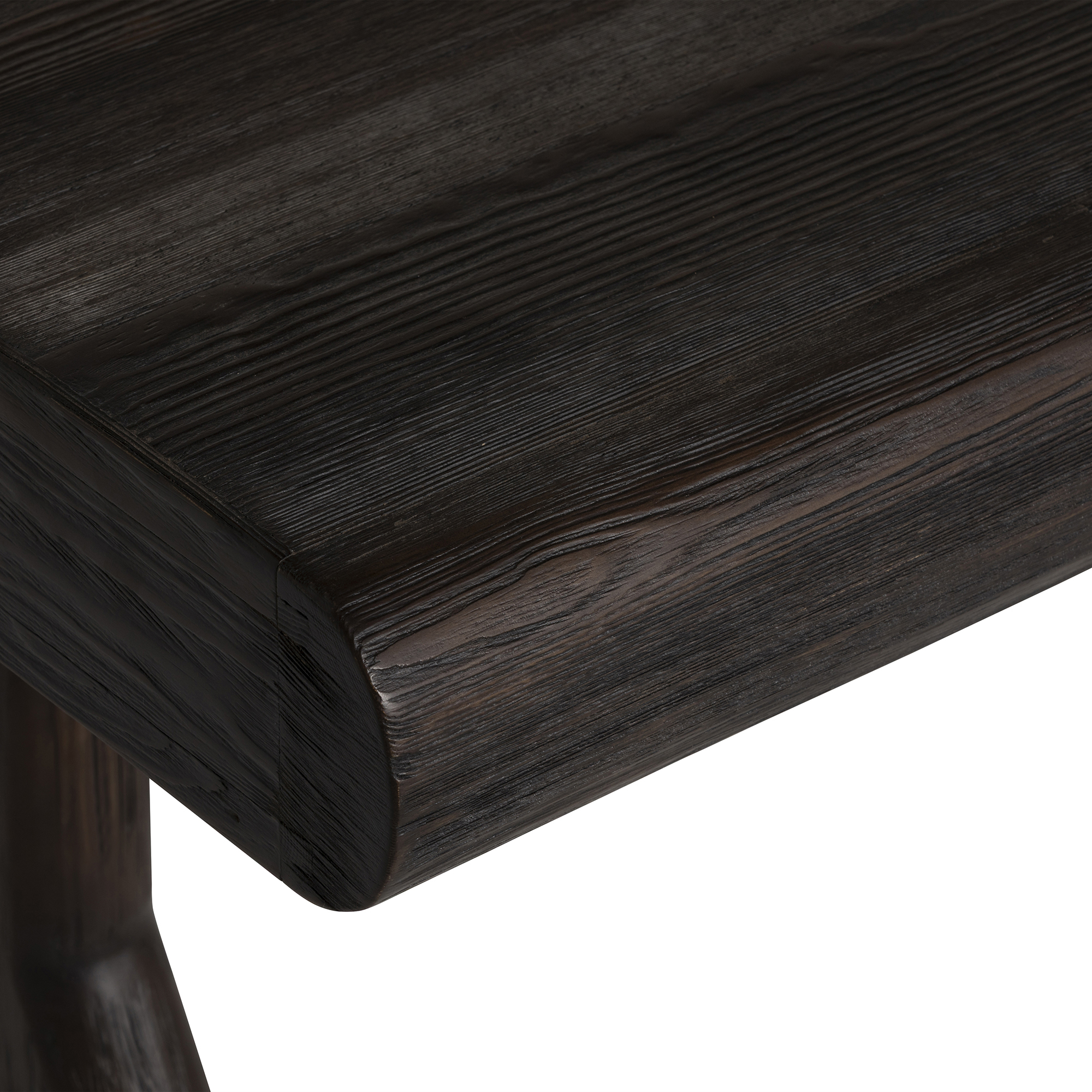Elstow Desk - Brushed Black Brown Pine