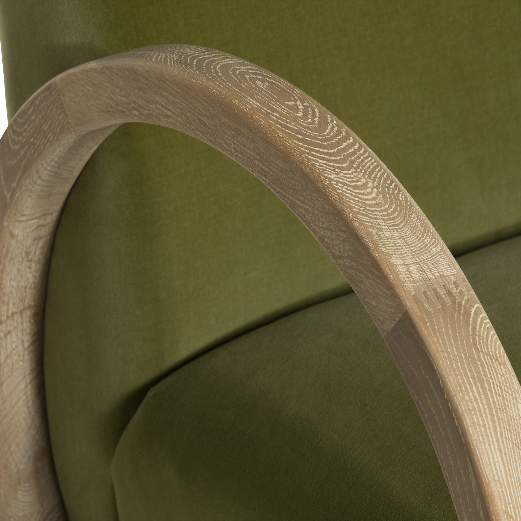 Kerris Armchair - AHF1161 Smoky Grey Oak + AHF1208 Fabric