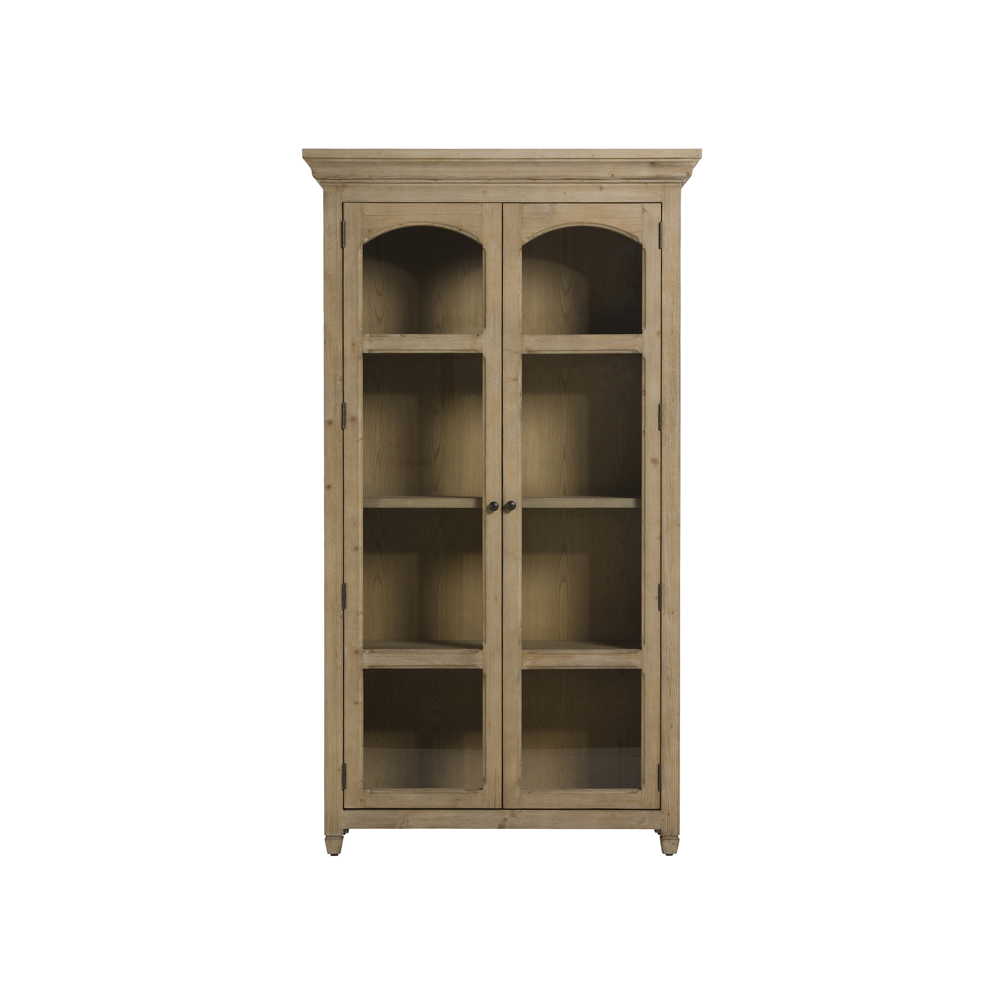 Morlin Grey Wood 2 Door Display Cabinet