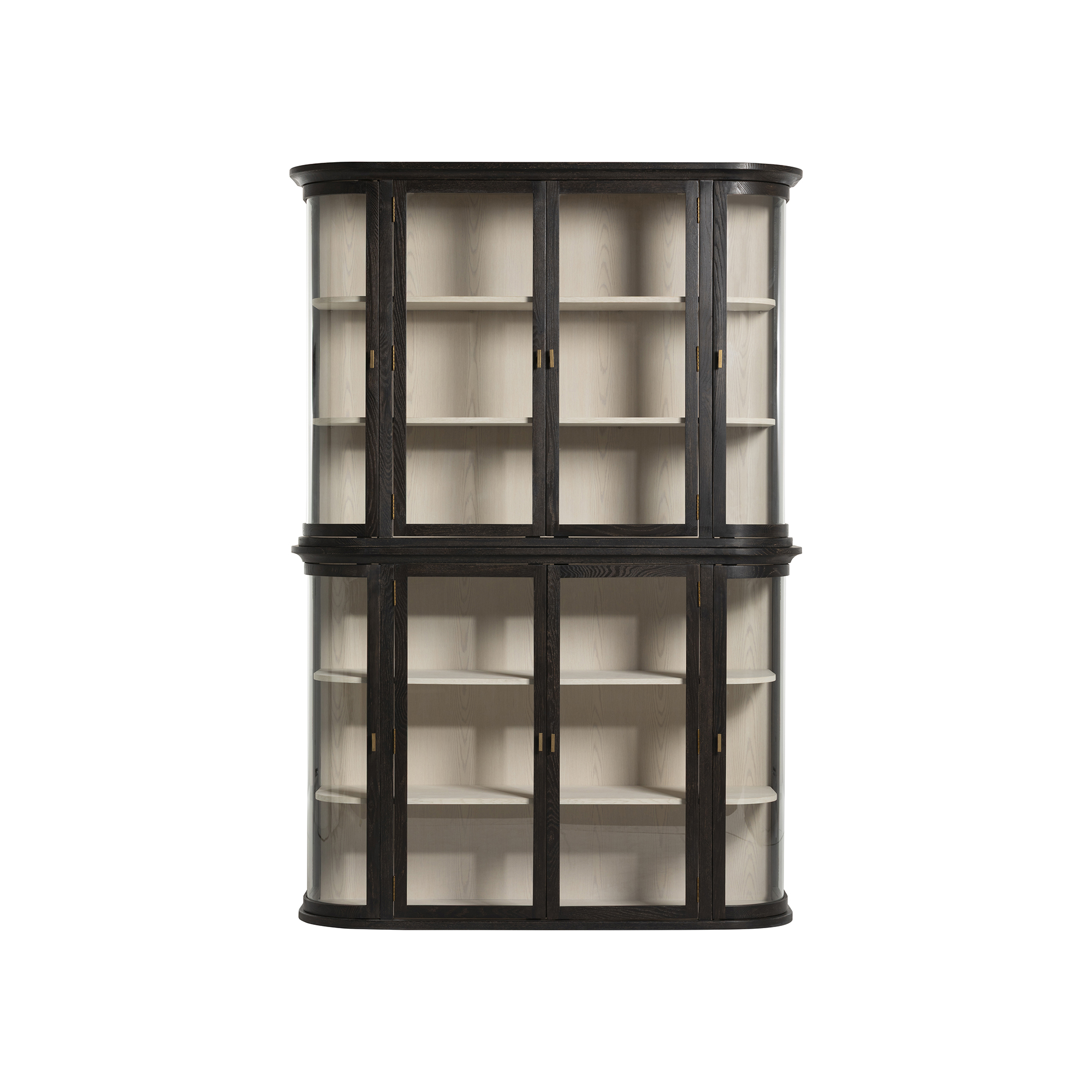 Sorrel Display Cabinet - Oak with Tempered Glass