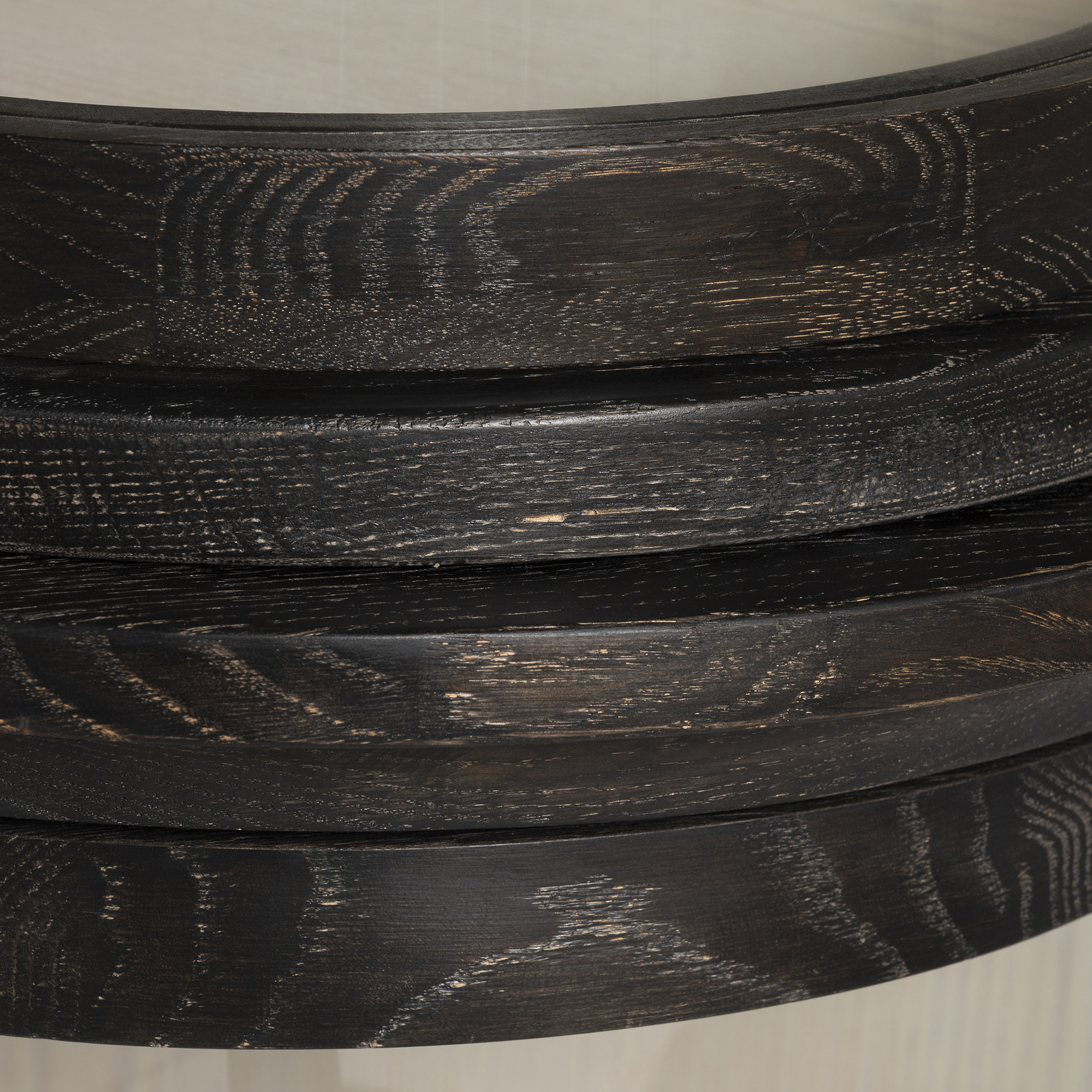 Sorrel Display Cabinet - Oak with Tempered Glass