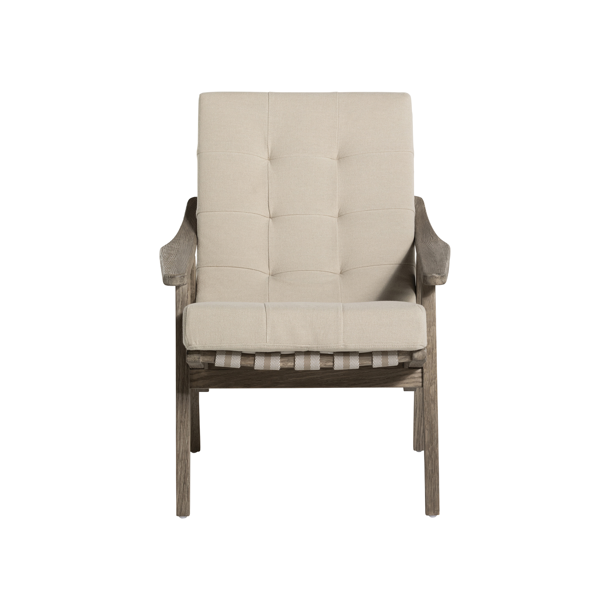 Valley Armchair - Brushed Mud Grey Oak + AHF1186 Fabric