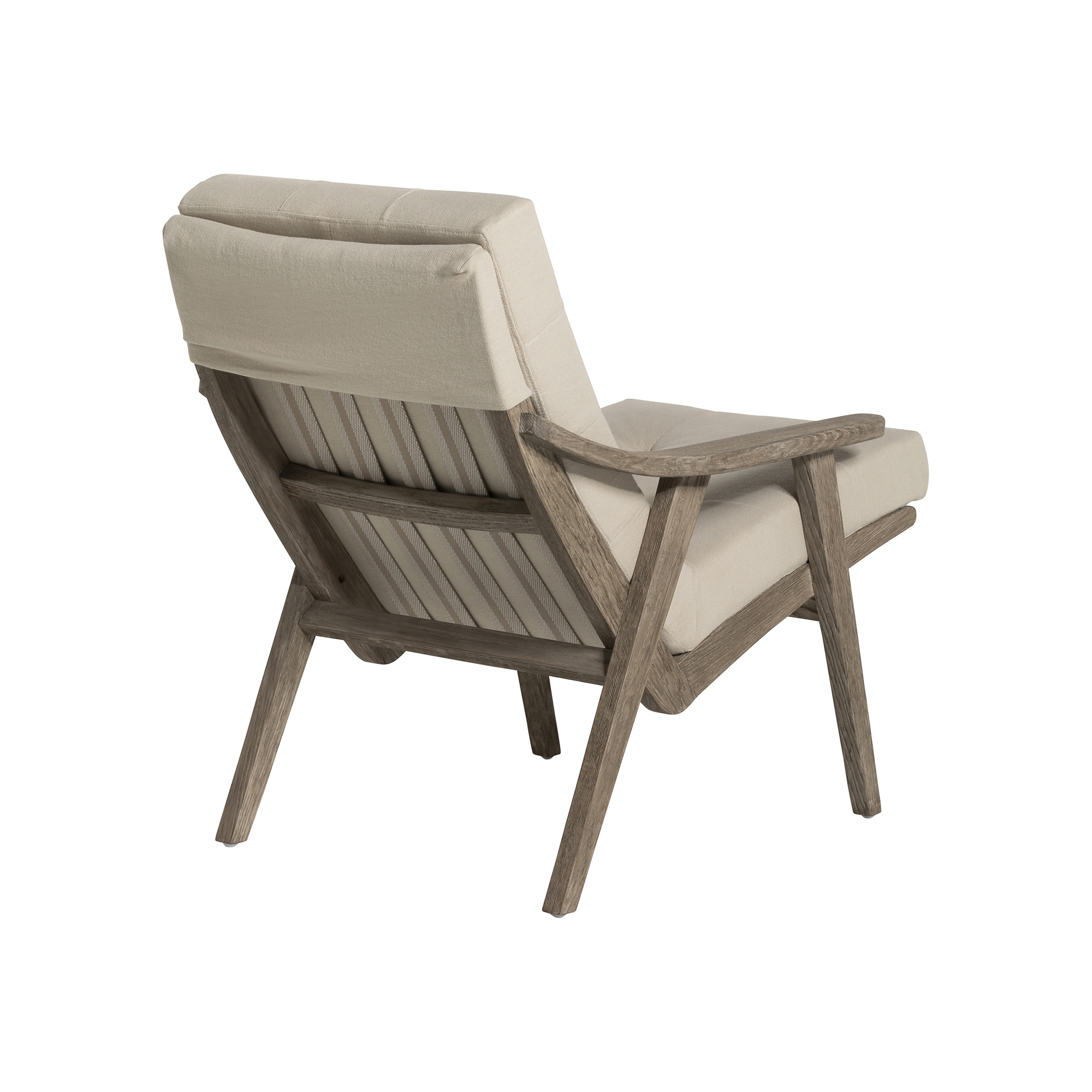 Valley Armchair - Brushed Mud Grey Oak + AHF1186 Fabric