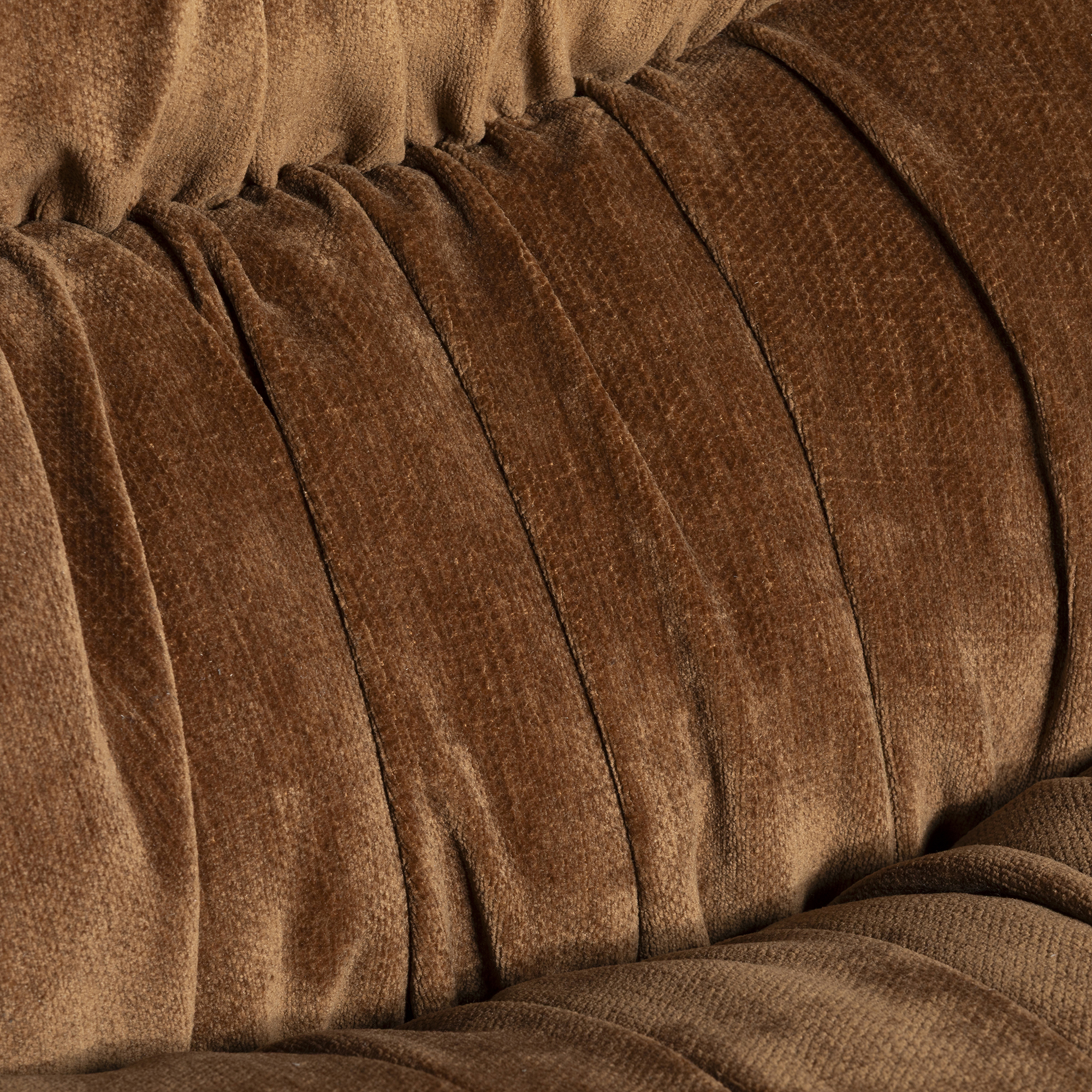 Nicolo 1 Seater in WY3315-24 Velore Bronze TC - Black Rubber Leg