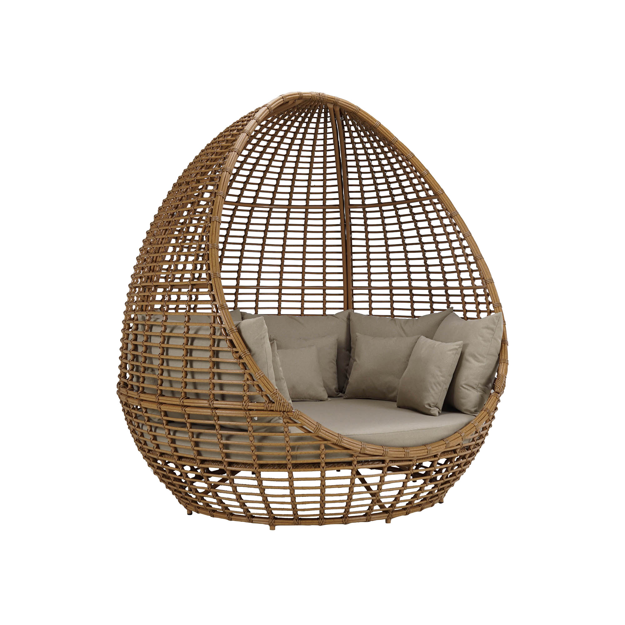 Branca 2 Seater Garden Wicker Day Bed