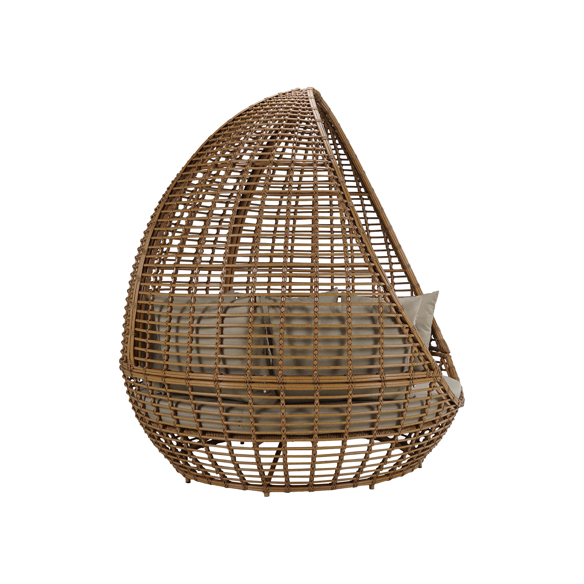 Branca 2 Seater Garden Wicker Day Bed