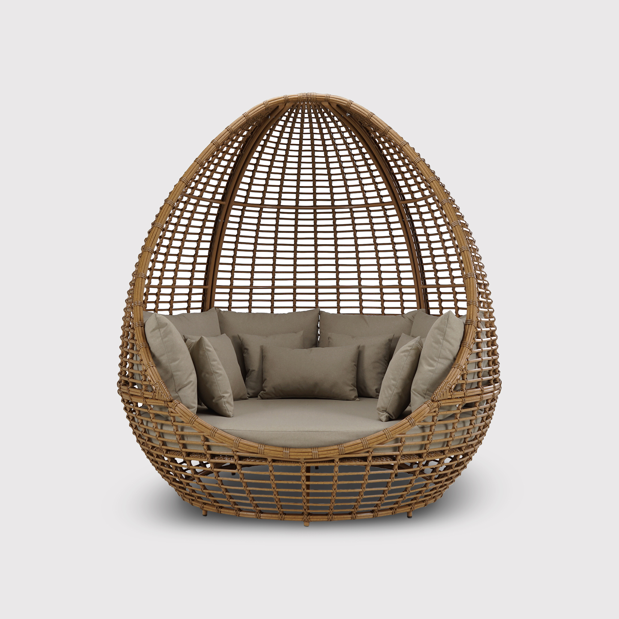 Branca 2 Seater Garden Wicker Day Bed