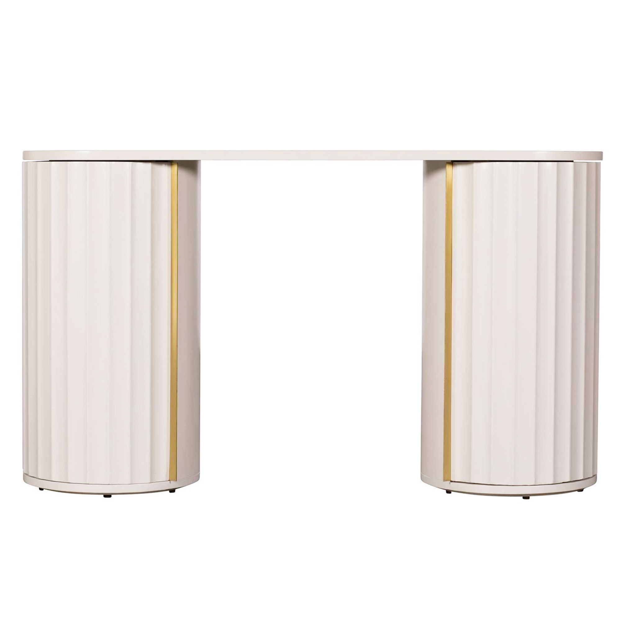 Lucia Dressing Table, Painted and Lacquered Mahogany