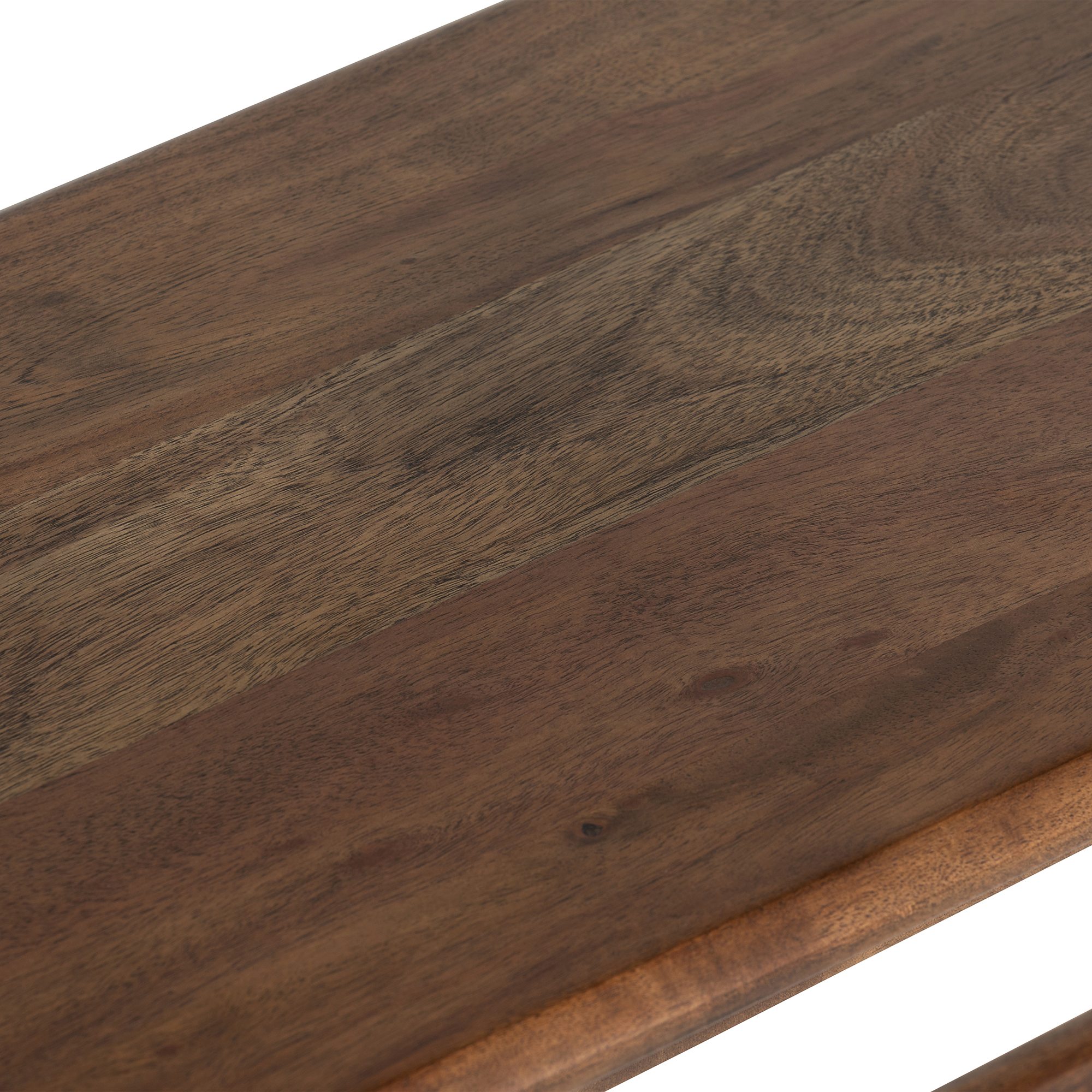 Cresta Acacia Wood Dining Bench, Walnut Finish