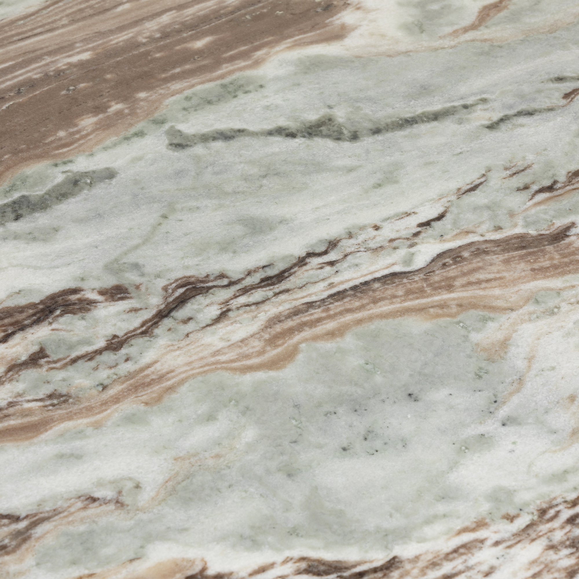 Cresta Marble and Acacia Wood Dining Table, Acacia Wood and Marble Top