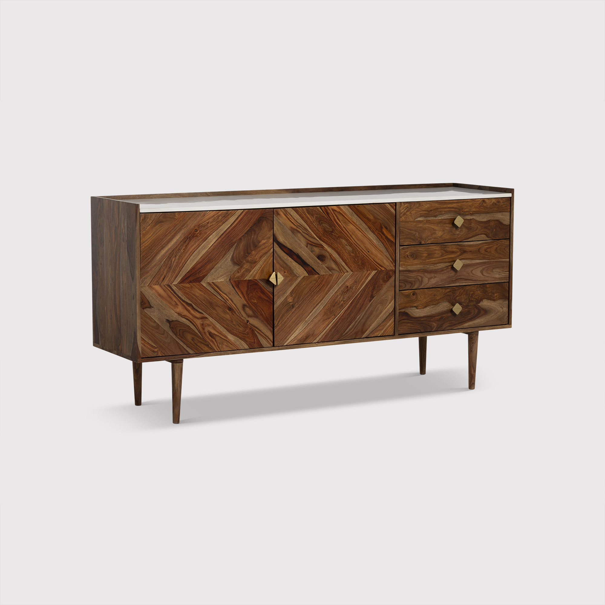 Vida Sideboard in Natural Sheesham Wood