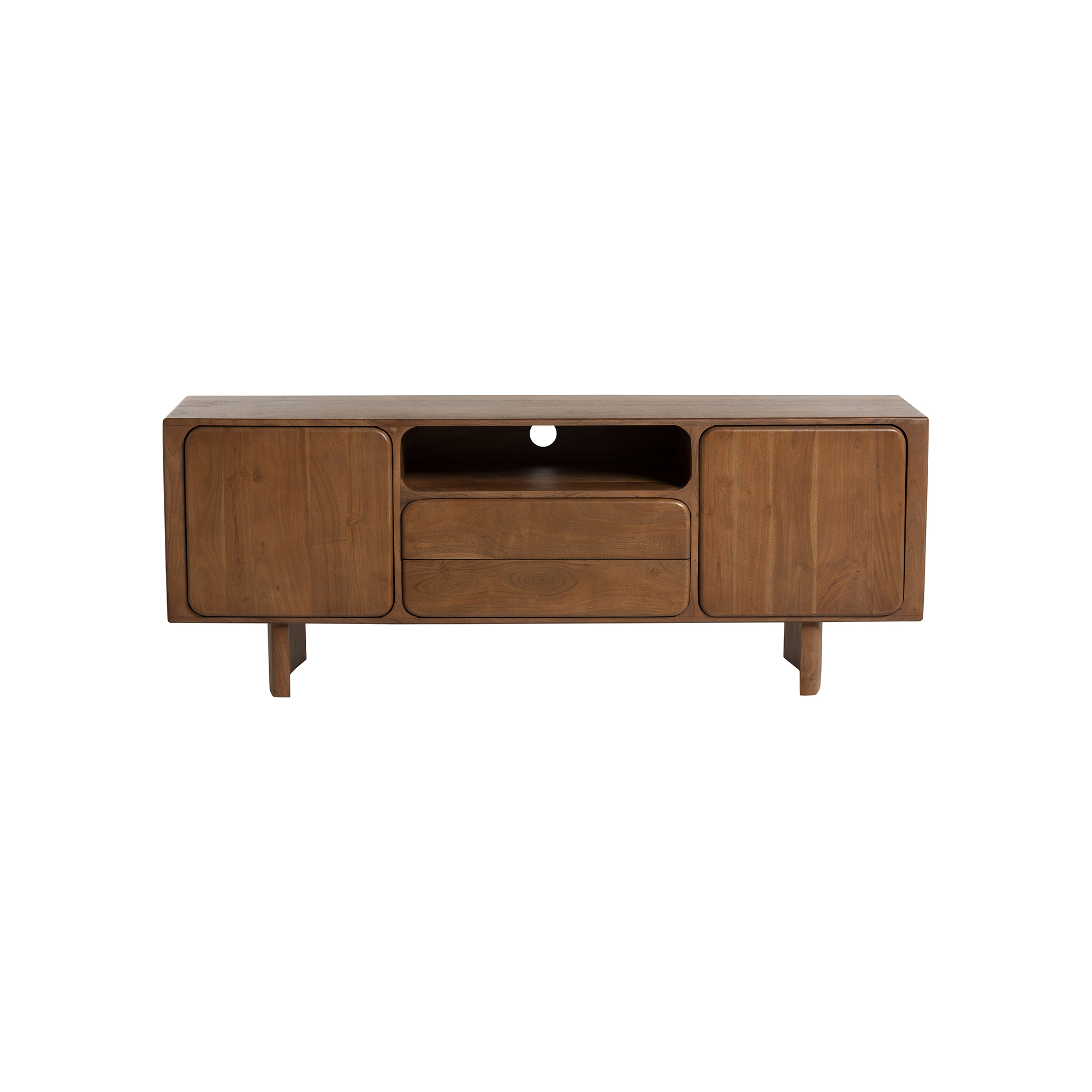 Zerina TV Unit - Light Walnut Acacia