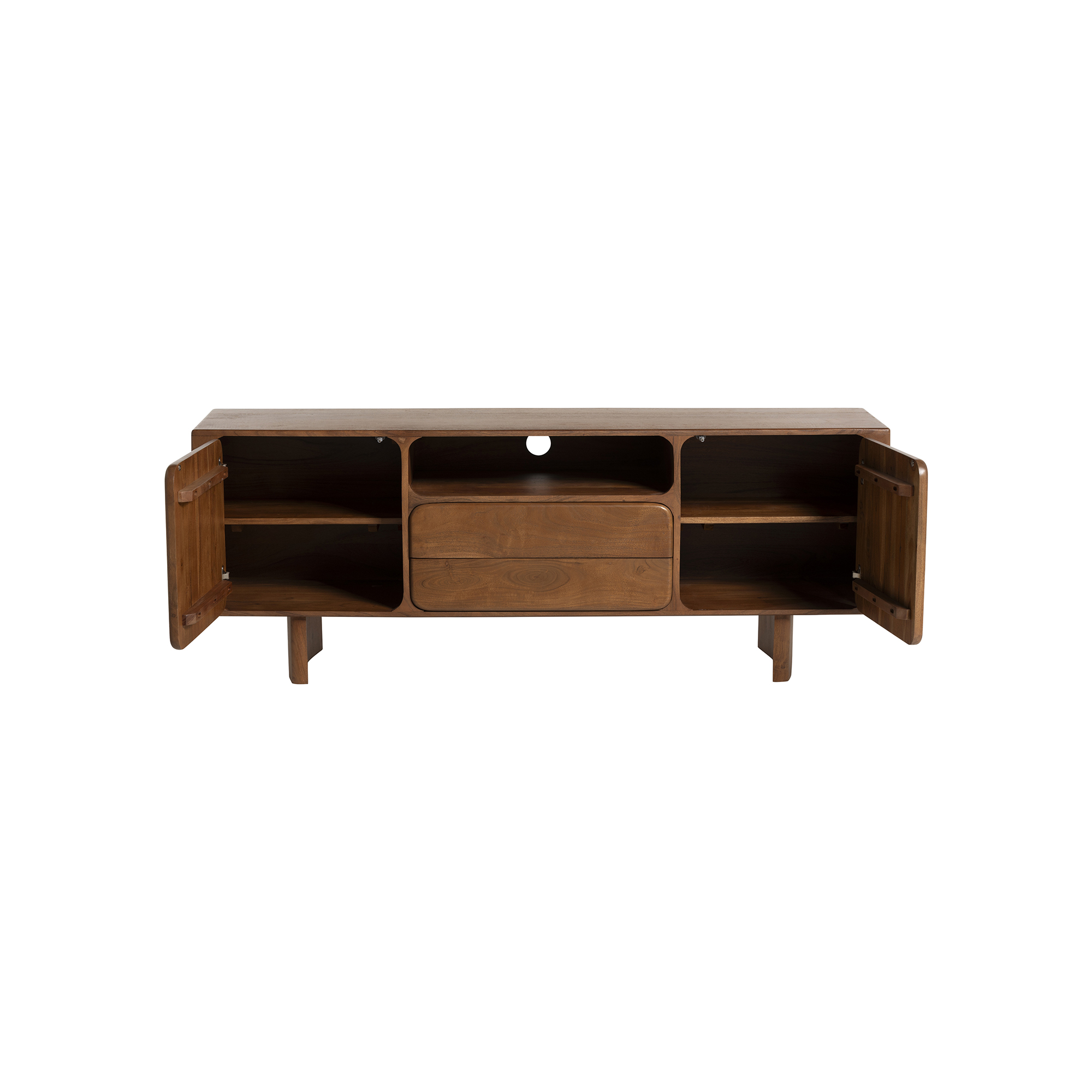 Zerina TV Unit - Light Walnut Acacia