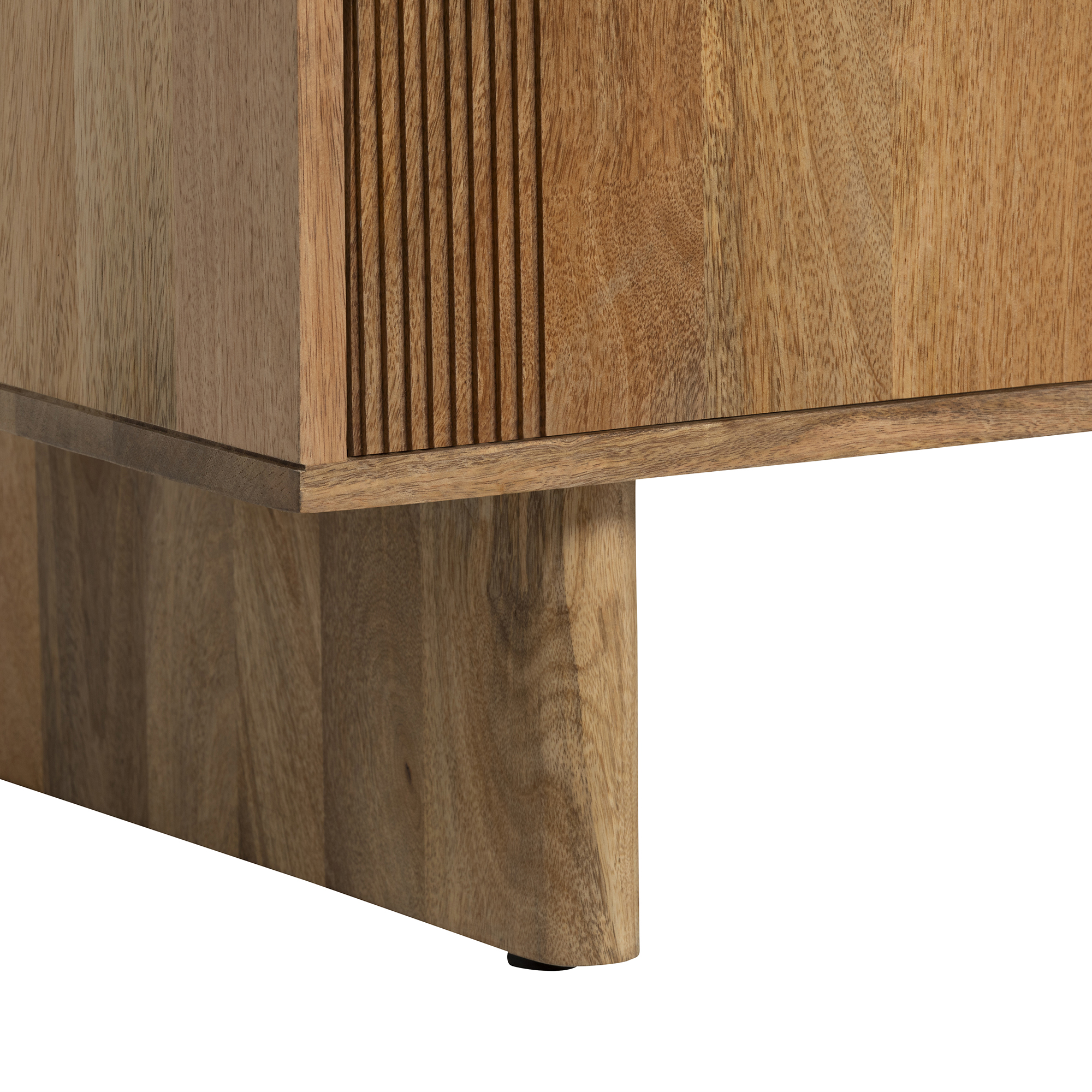 Zuberi Natural Mango Wood 6 Drawer Chest of Drawers, Natural mango wood