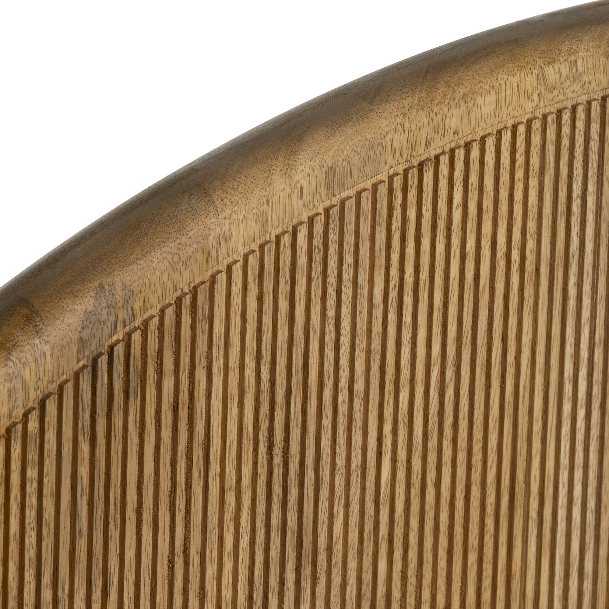 Zuberi Natural Mango Wood King Bed Frame, Natural mango wood