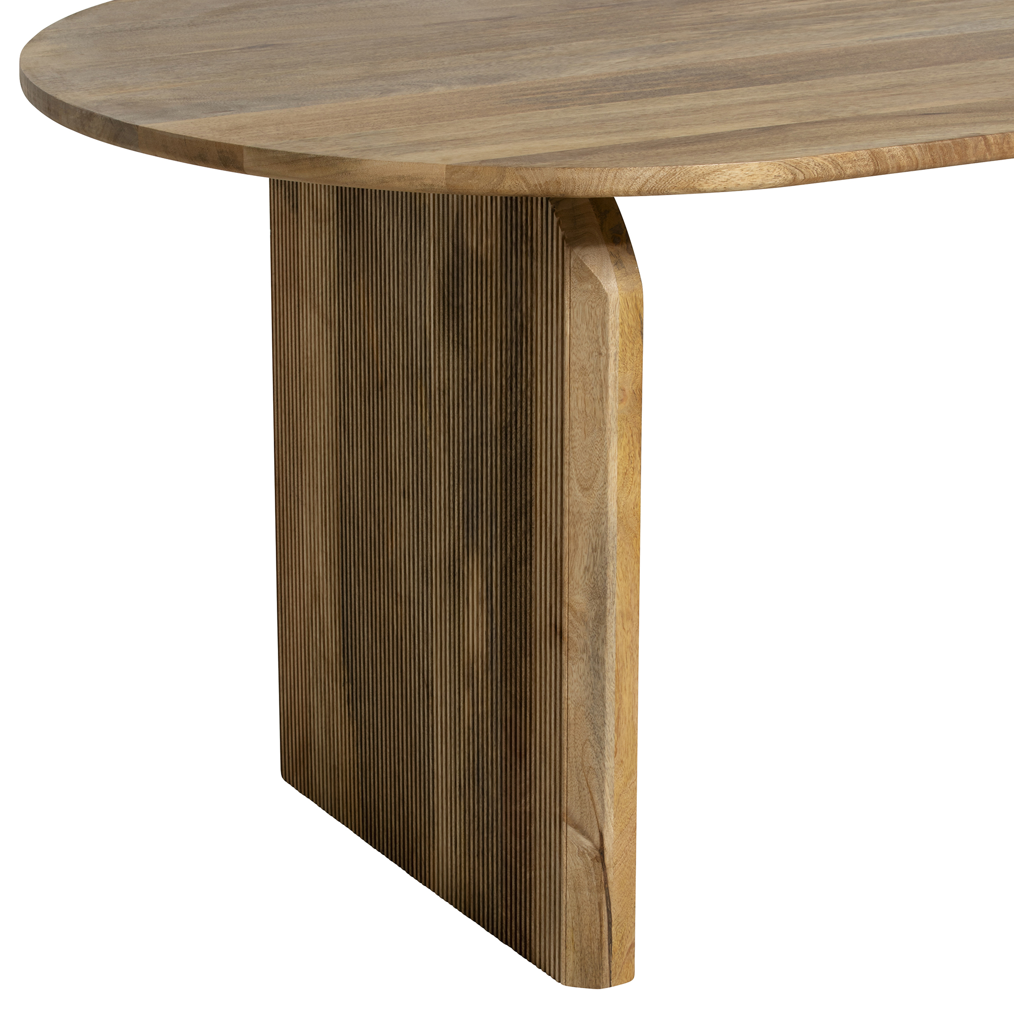 Zuberi Dining Table 200CM - Mango Natural
