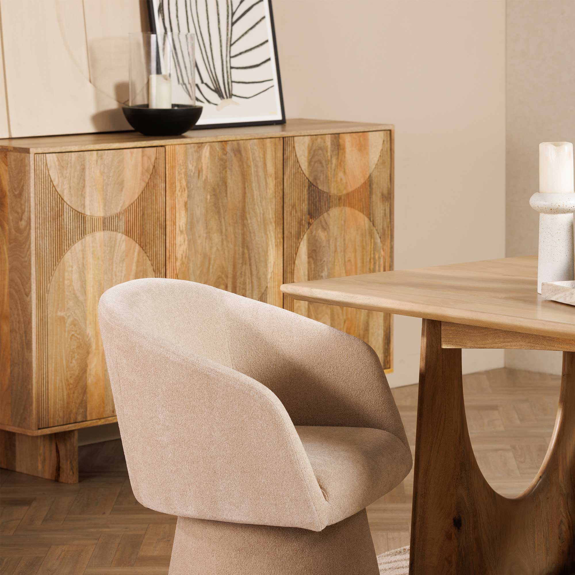 Zuberi Sideboard - Mango Natural