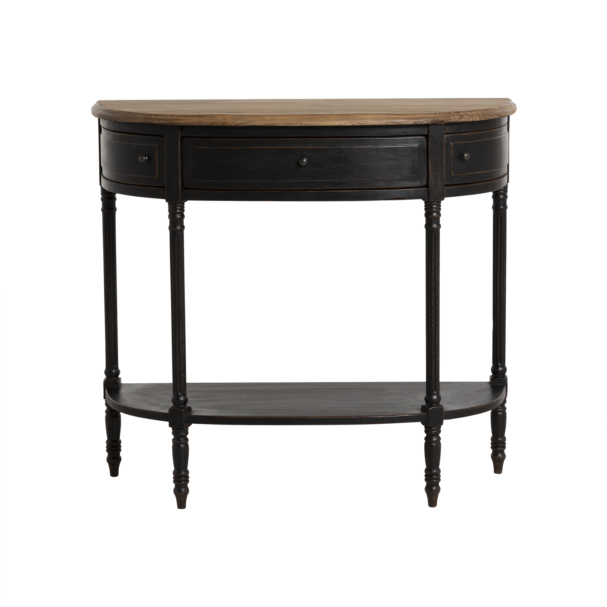 Jin Half Moon Table - Black