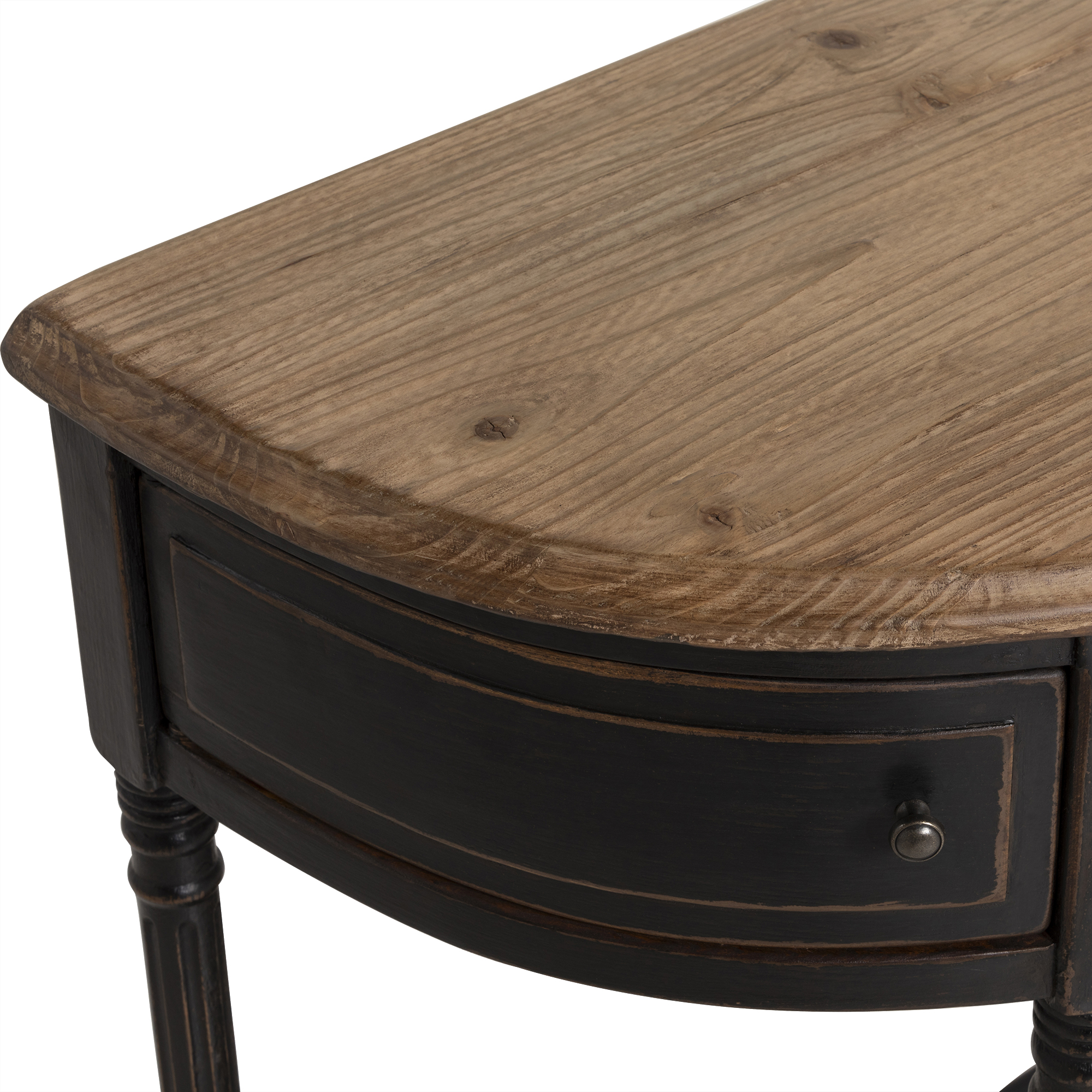 Jin Half Moon Table - Black