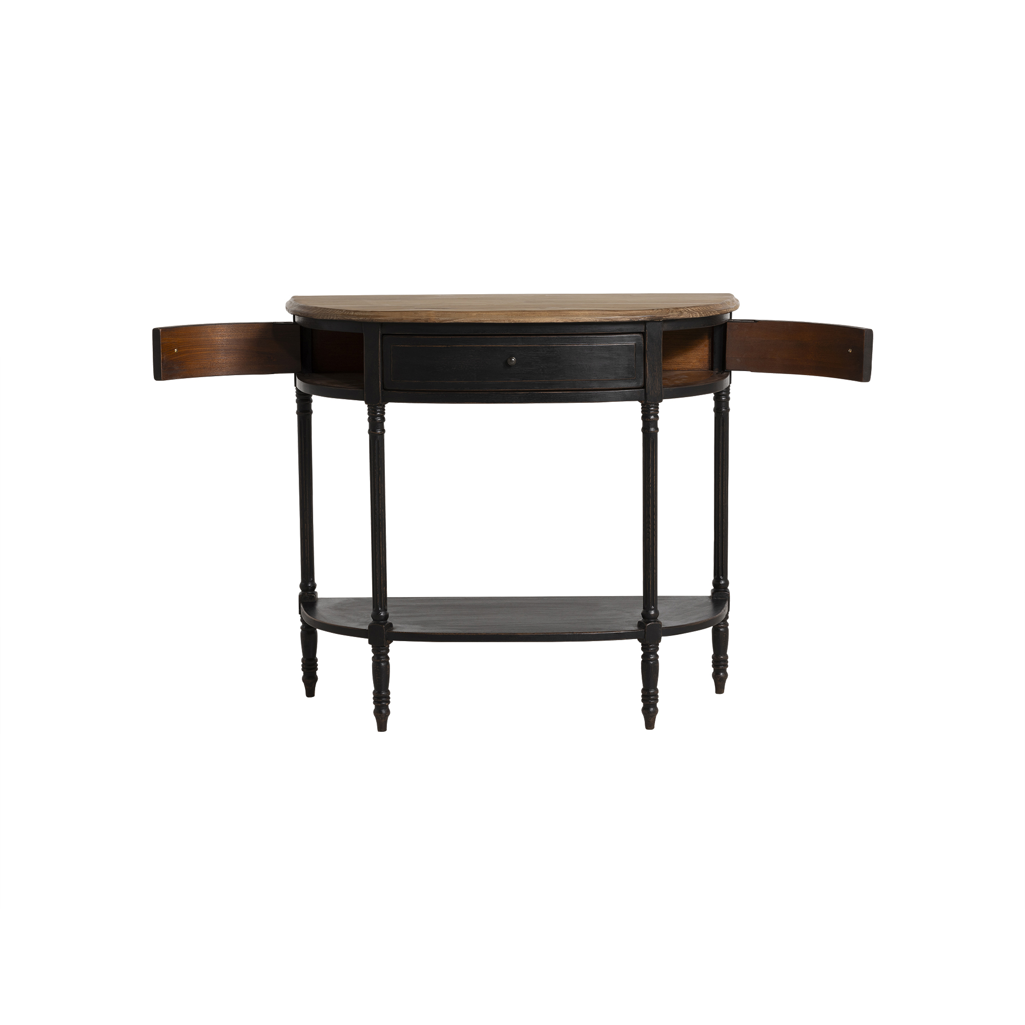 Jin Half Moon Table - Black