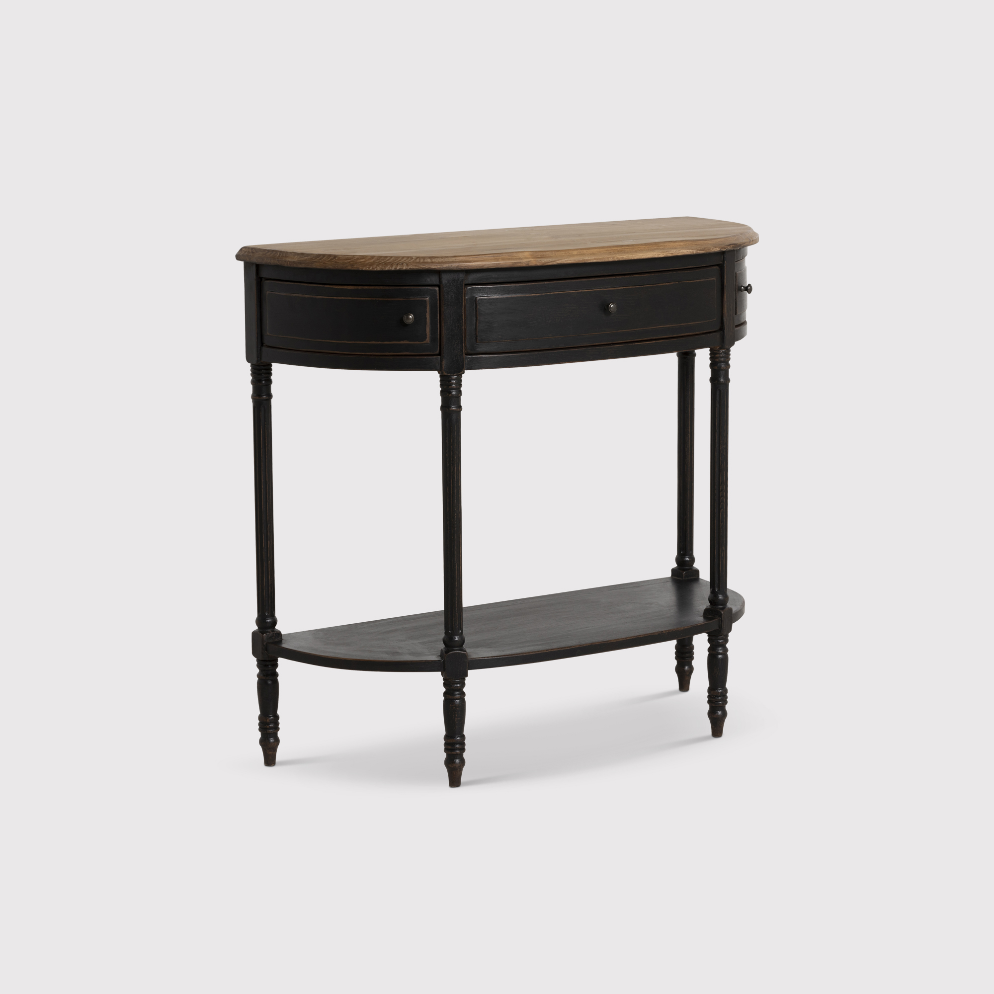 Jin Half Moon Table - Black