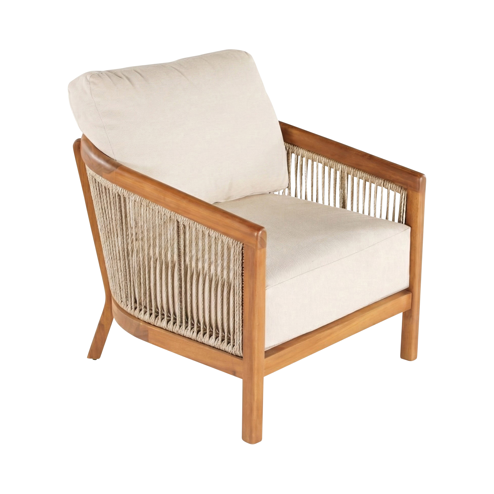 Barzio Acacia Wood 5 Seater Garden Lounge Set