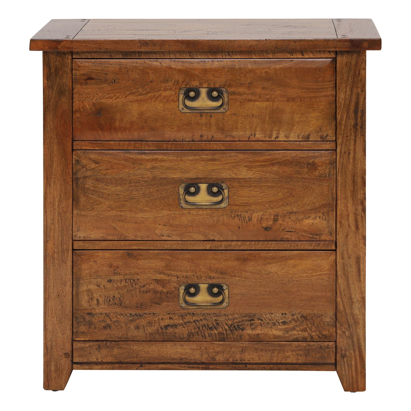 New Frontier 3 Drawer Chest - Mango Finish