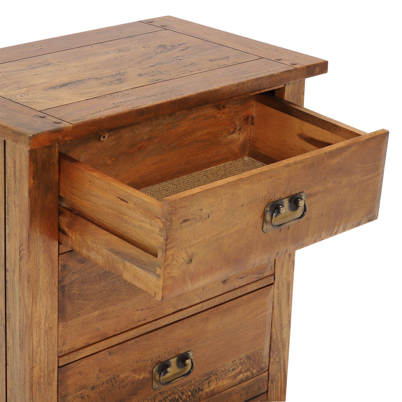 New Frontier 3 Drawer Chest - Mango Finish