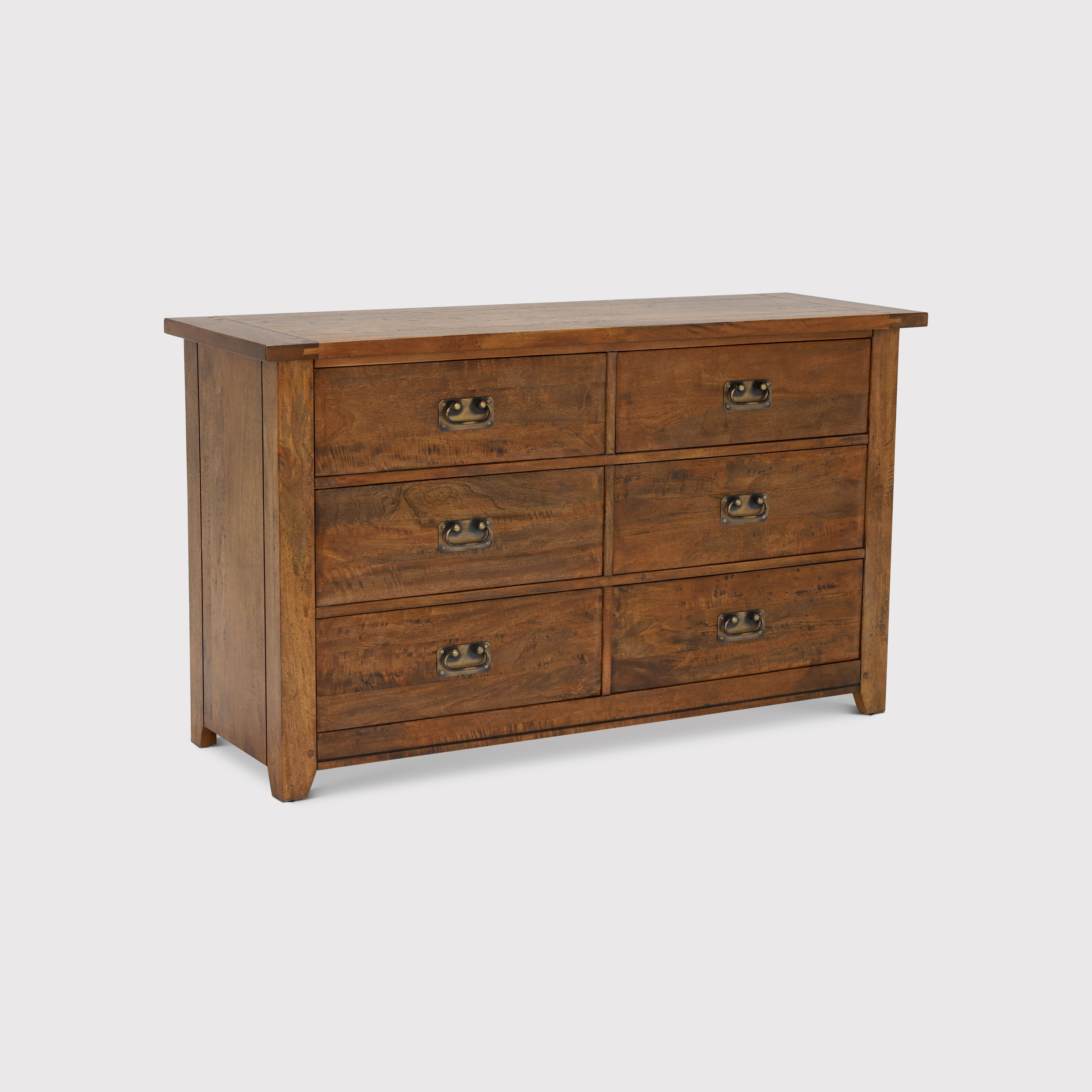 New Frontier 6 Drawer Chest - Mango Finish