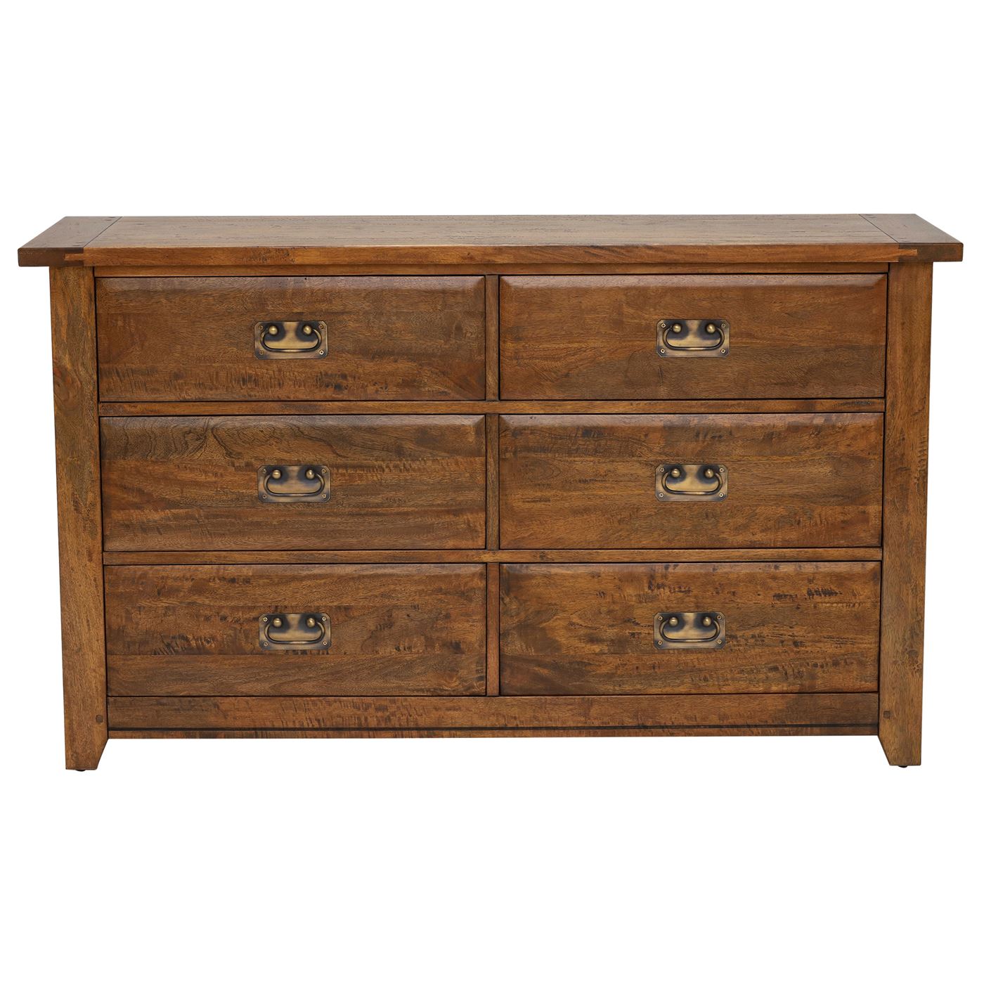 New Frontier 6 Drawer Chest - Mango Finish