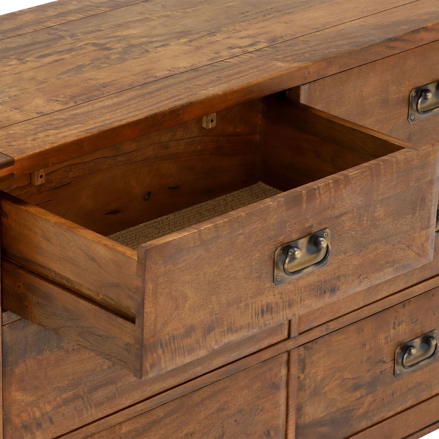 New Frontier 6 Drawer Chest - Mango Finish