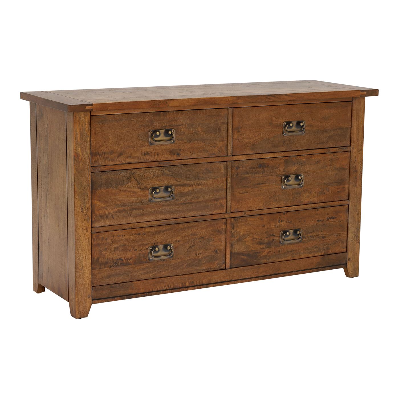 New Frontier 6 Drawer Chest - Mango Finish