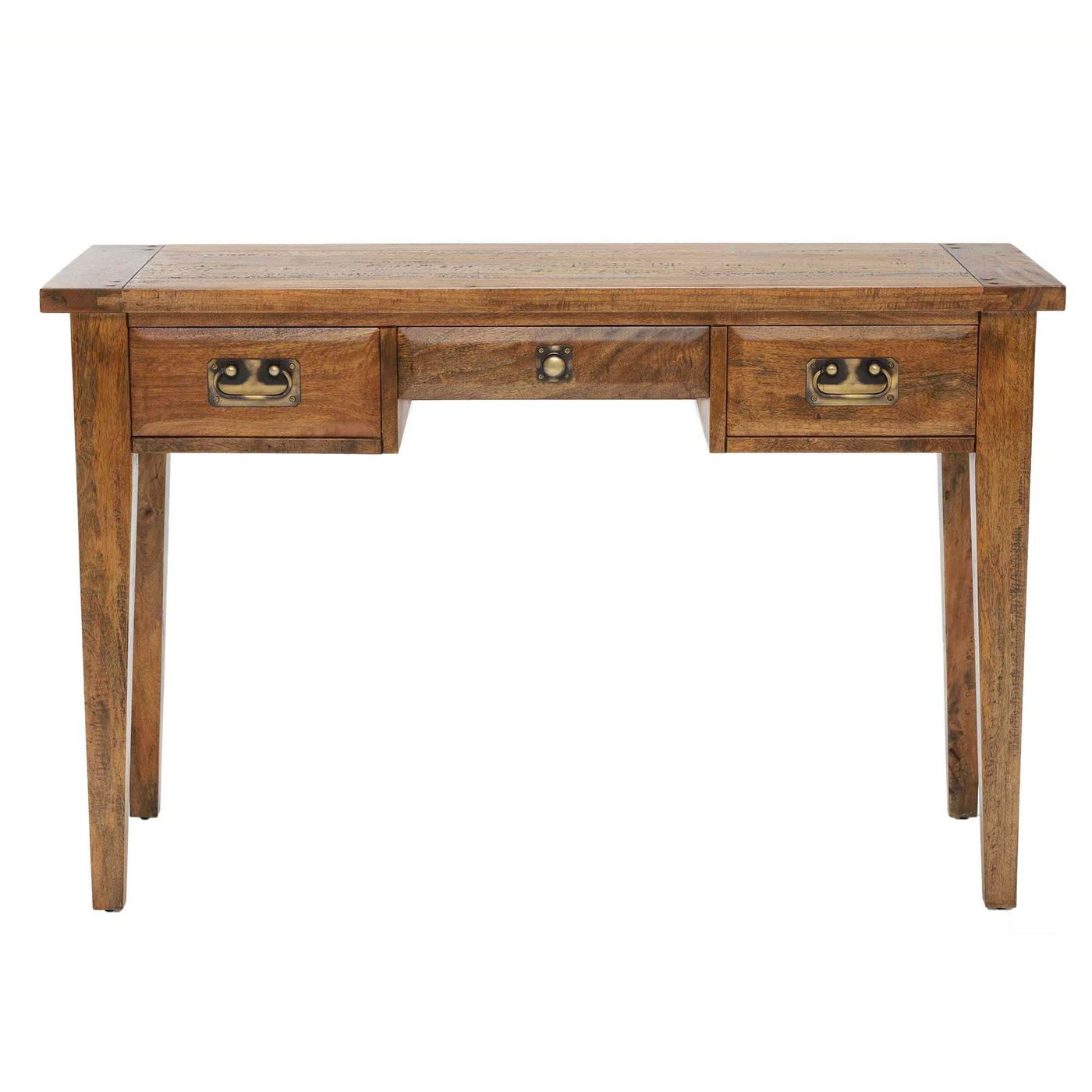 New Frontier Wood Dressing Table, Mango Finish