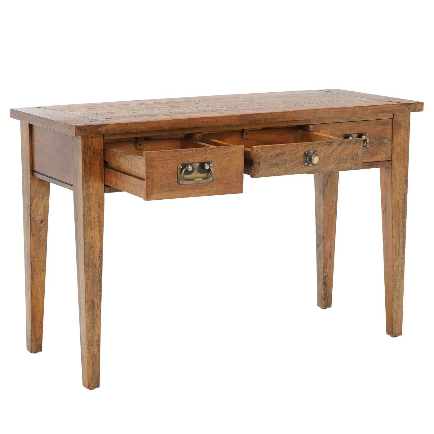 New Frontier Wood Dressing Table, Mango Finish