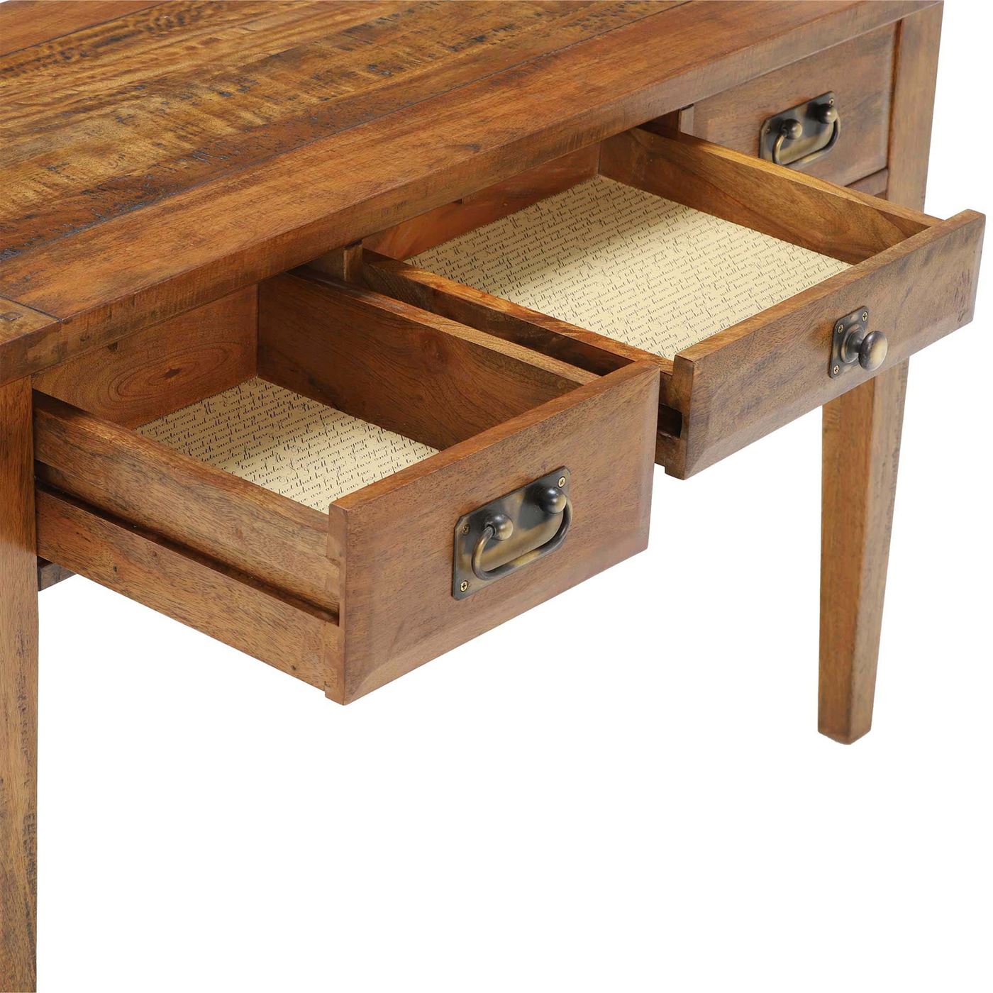 New Frontier Wood Dressing Table, Mango Finish