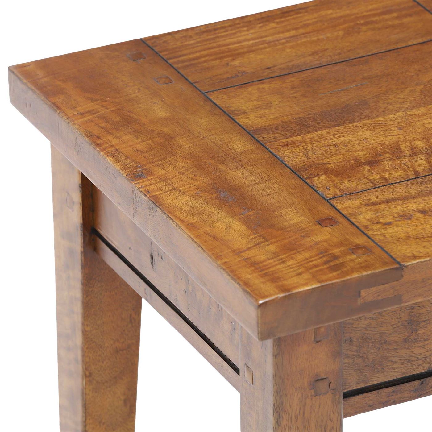 New Frontier Wooden Stool, Mango Finish