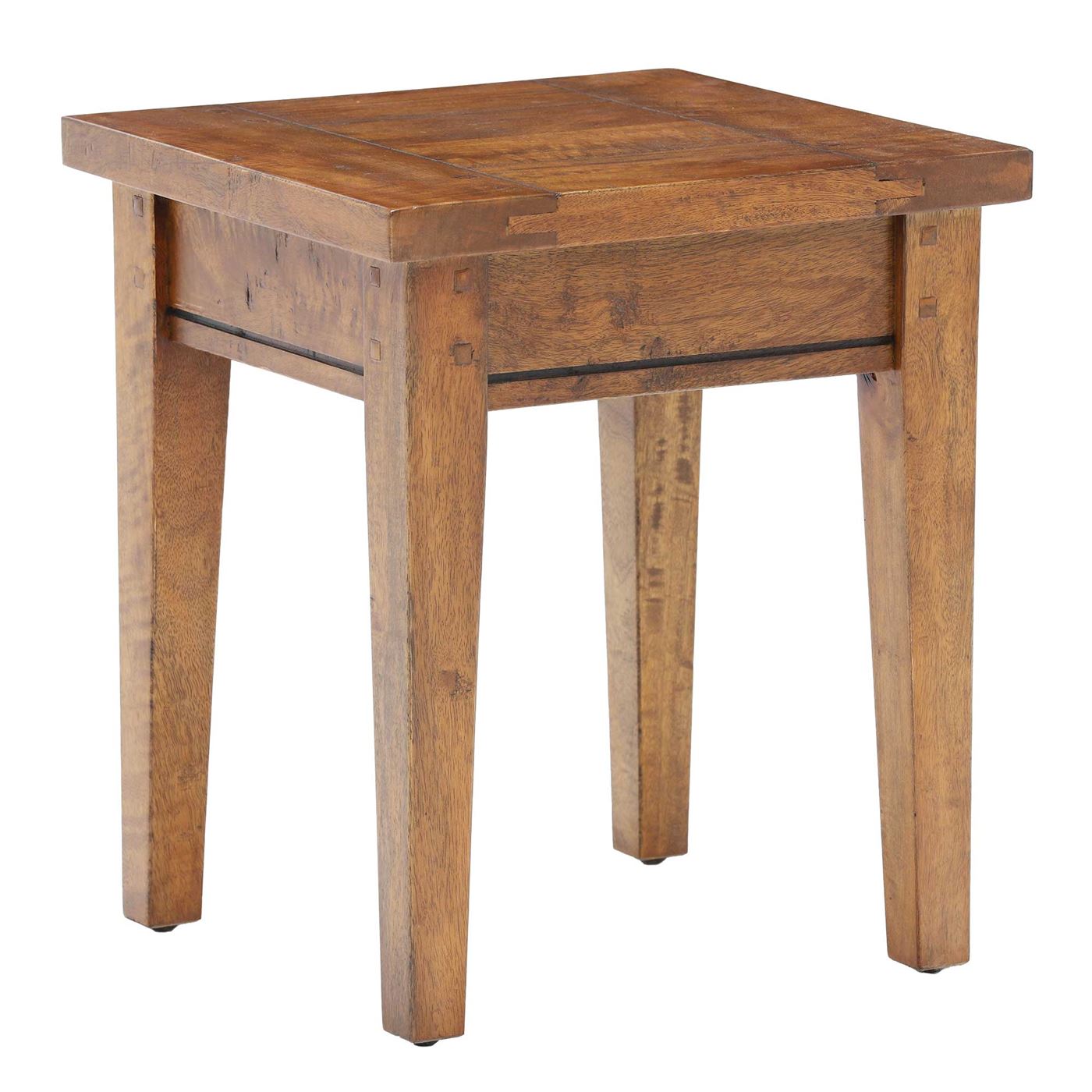New Frontier Wooden Stool, Mango Finish