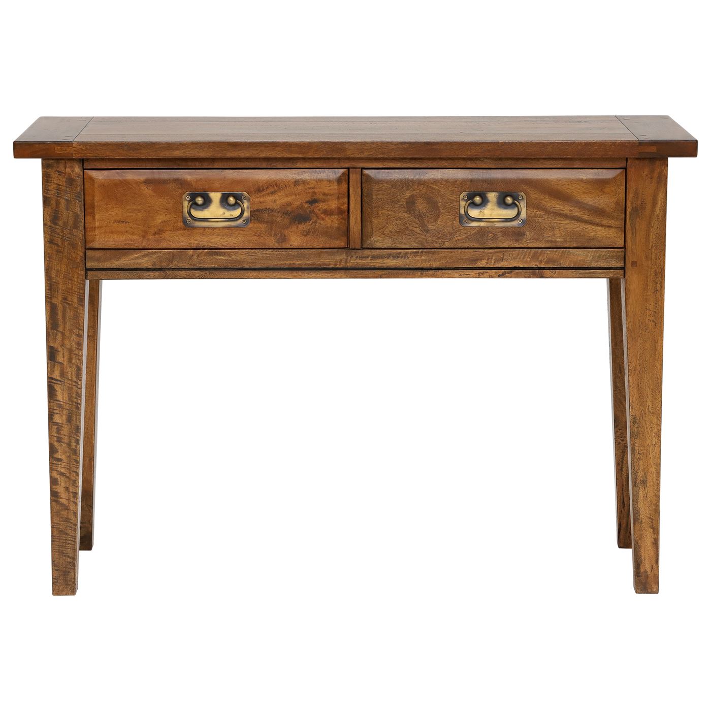 New Frontier Wood Console Table, Mango Finish