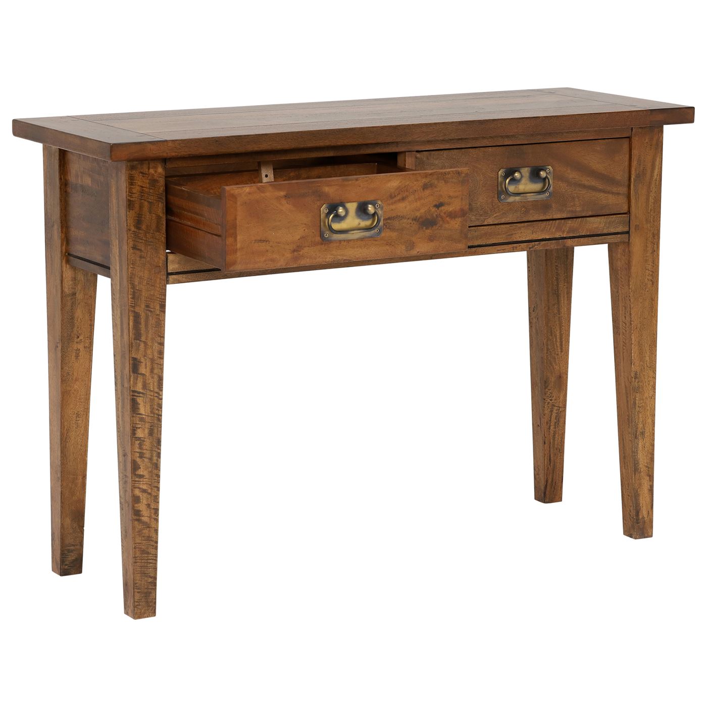 New Frontier Wood Console Table, Mango Finish
