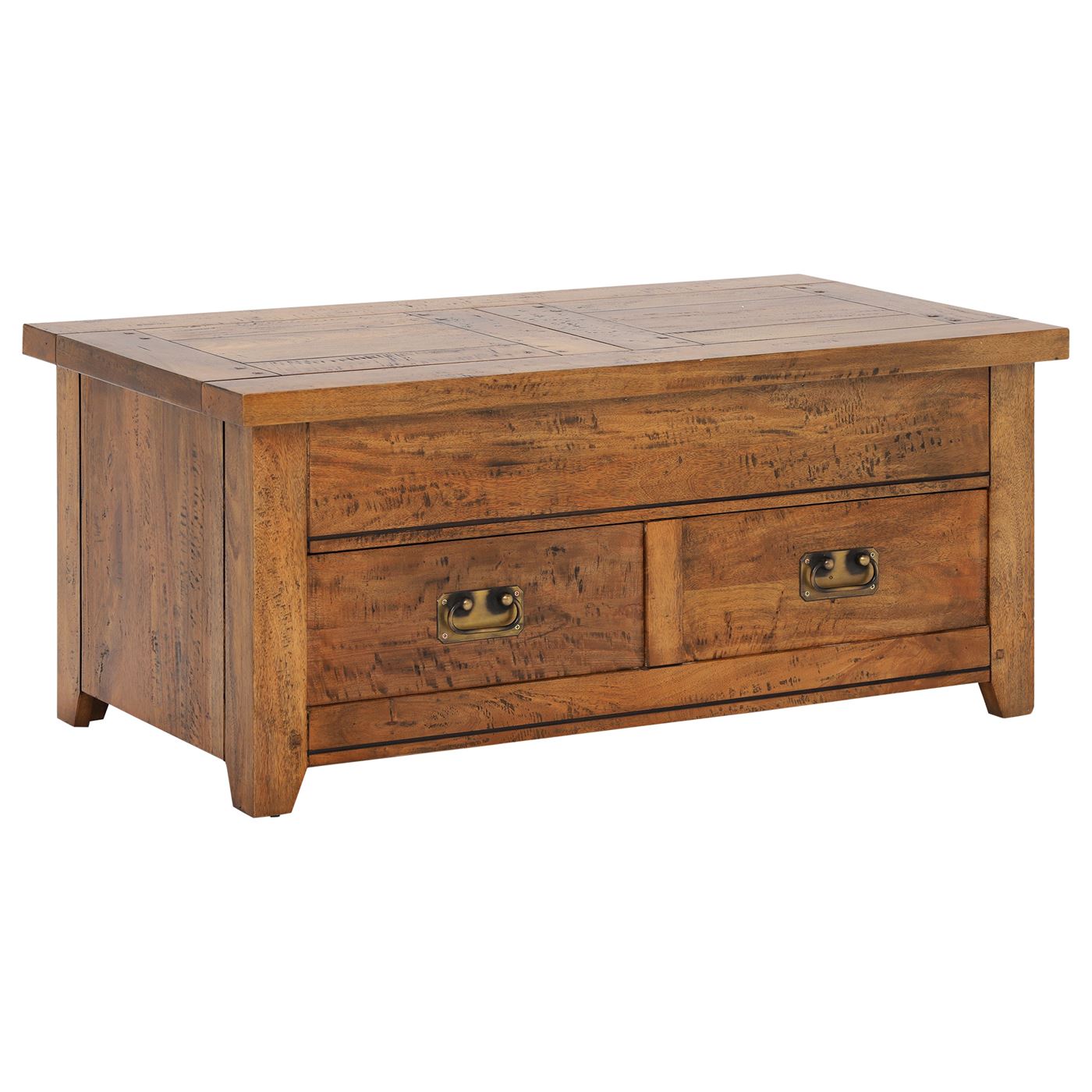 New Frontier Storage Coffee Table - Mango Finish