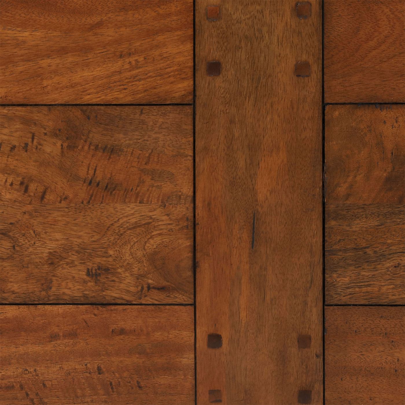 New Frontier Wood x Leg Dining Bench, Mango Finish