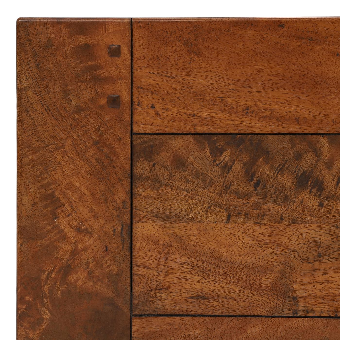 New Frontier Wood x Leg Dining Bench, Mango Finish