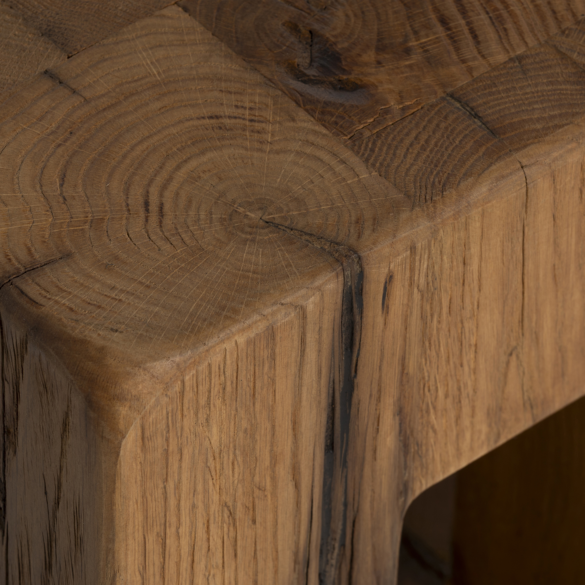 Strath Stool - Recycled Oak