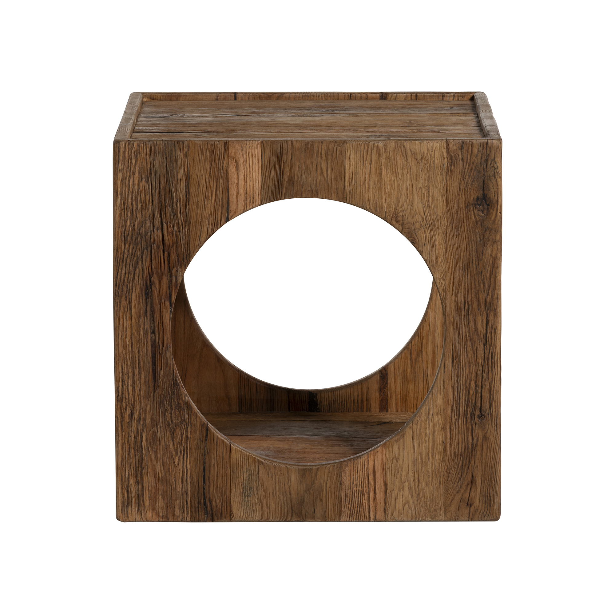Wicklow Side Table - Recycled Oak