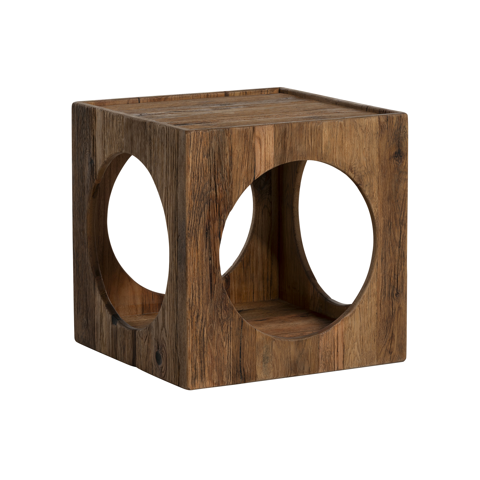 Wicklow Side Table - Recycled Oak