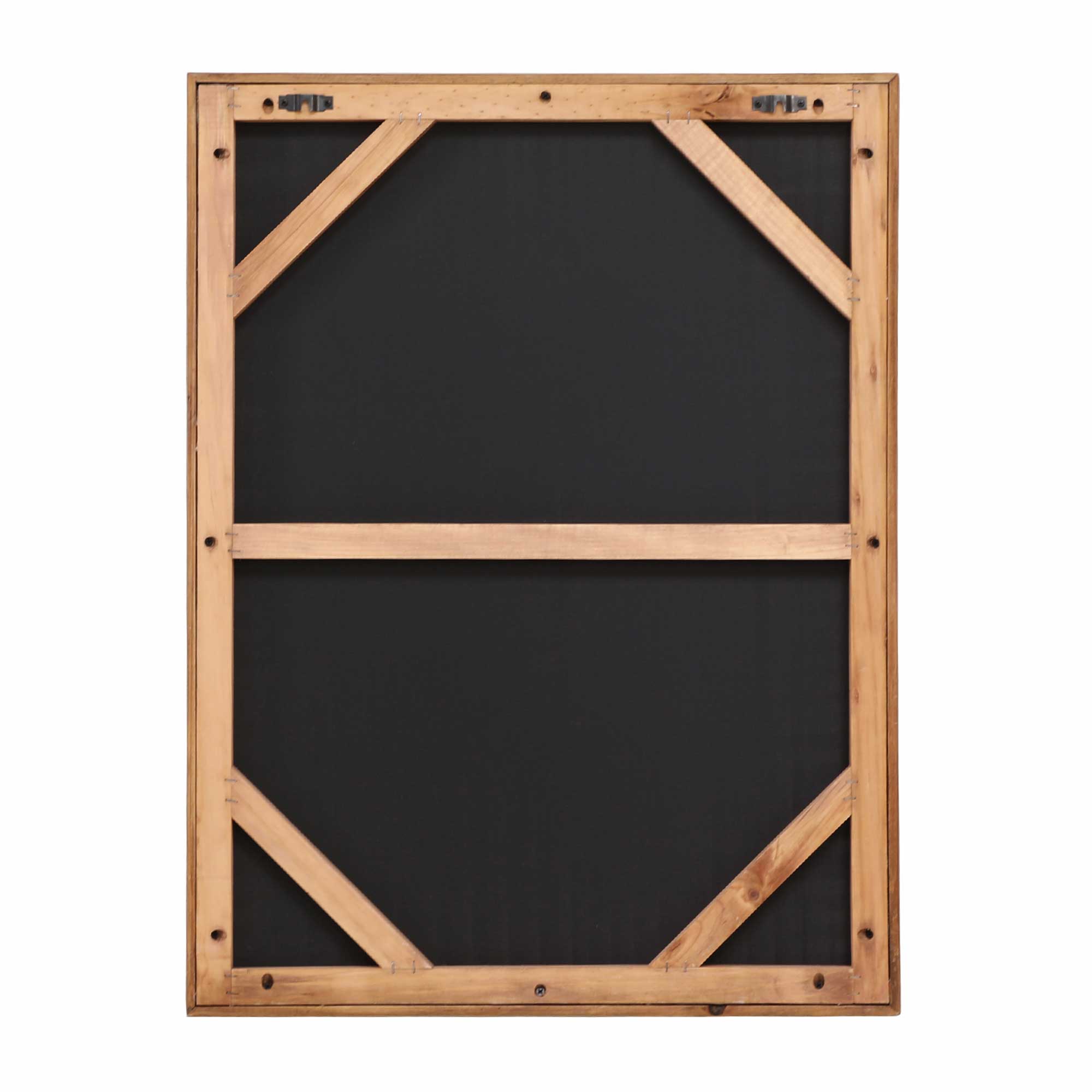 Brown Organic Wall Art (D) 62x4x82cm - Recycled Pine