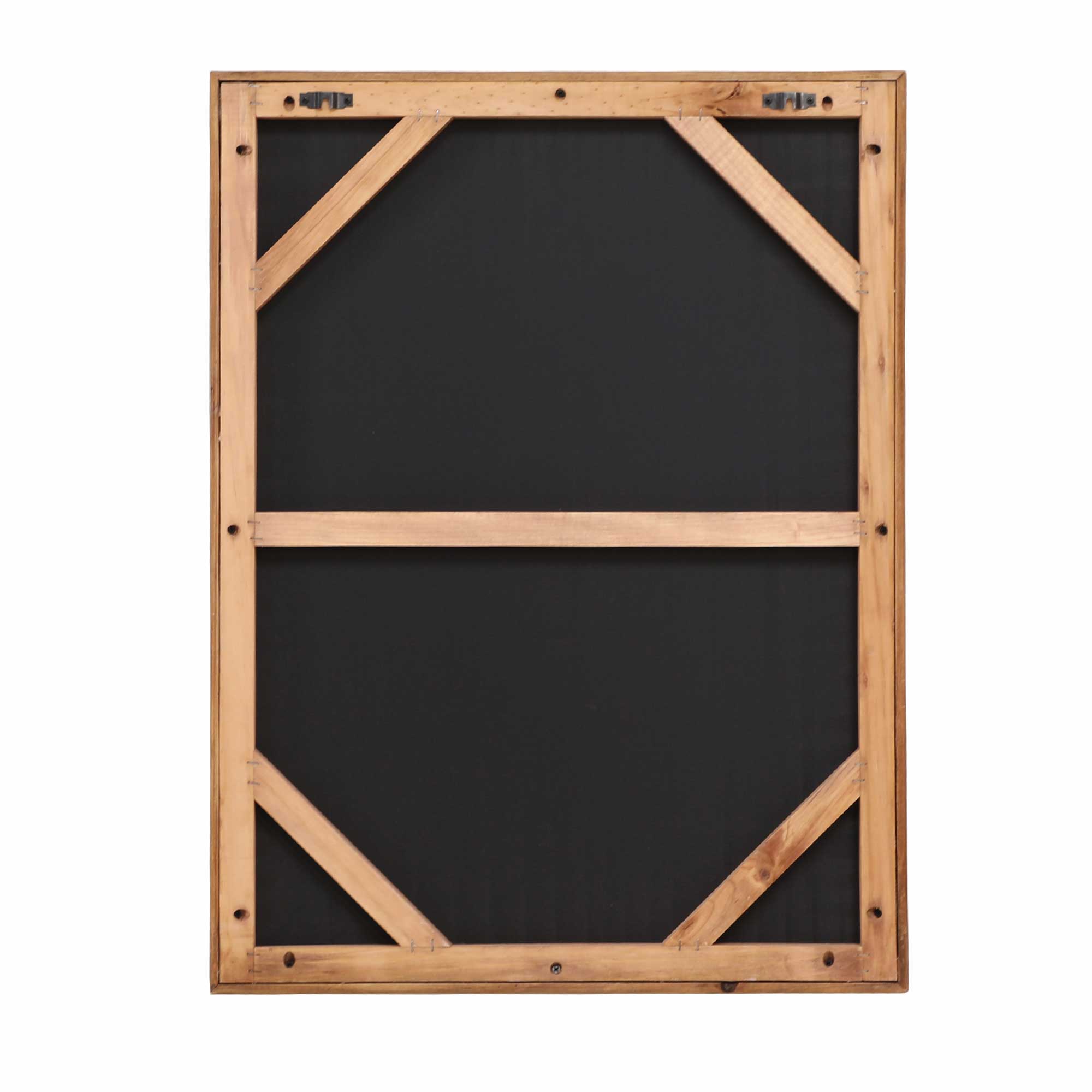 Natural Grid Wall Art (G) 62x4x82cm - Recycled Pine