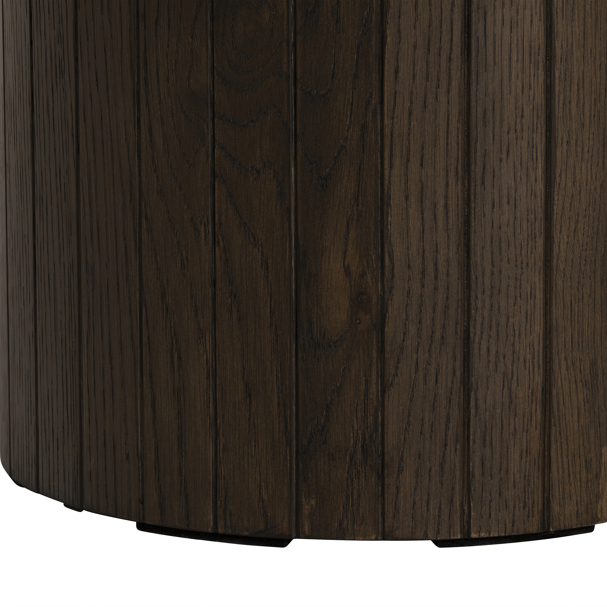 Kita Dark Brown Wood Coffee Table with Ceramic Top